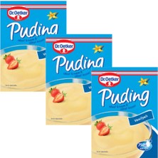 Dr. Oetker Vanilyalı Puding 120 gr x 3 Adet