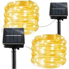 Frefly Store Menfry Solar Enerjili Hortum Kaplamalı LED Iç Dış Mekan Bahçe Balkon Teras Aydınlatma Dekor