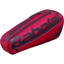 Babolat Court Xs Kırmızı Tenis Çantası Hafif ve Fonksiyonel Tasarım ile 3 Raket Kapasitesi