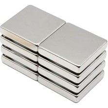 Frefly Store Mns  25X25X5 mm Kare Neodyum Mıknatıs - N35 (4 Adet)