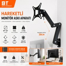BT Bayır Teknoloji LCD LED Tv Monitör 5 Hareketli Askı Aparatı 17/19/22/24/27/28/31'' Inç