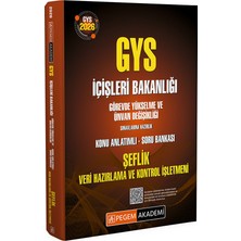 Pegem Akademi Yayıncılık 2026 GYS İçişleri Bakanlığı Görevde Yükselme Sınavlarına Hazırlık