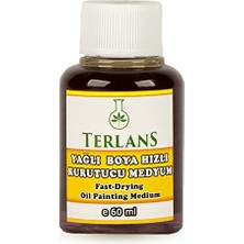 Frefly Store Terlans Yağlı Boya Hızlı Kurutucu Medyum 60 ml Fast-Drying Oil Painting Medium