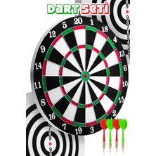 Empressco 12 Inç Çift Taraflı Dart Tahtası Seti 4 Çelik Oklu Dart Hedef Tahtası Oyunu Takımı Dart Seti 518