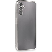 Bezos Galaxy A14 4g Kılıf Razer Lensli Silikon - Gümüş