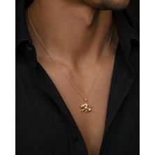 Sarezza Gold 14 Ayar Altın Panter Model Kolye Ucu 1,71 gr