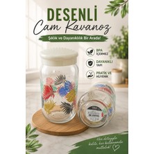 Evim 365 Desenli Cam Kavanoz