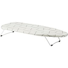 Ravéon Ütü Masası ve Aksesuarı Mini Siyah Beyaz Jall Ütü Masası 73X32 Cm, Kompakt ve Şık