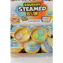 Vattara Çin Mantısı 3'lü Yeni Seri Squishy Rainbow Simli Işıklı Kutu Içeriği 3 Adet Mini Çin Mantısı Işıklı