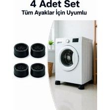 Midas Toptan Home Kaymaz Tabanlı 4 Adet Makine Ayak Yükseltici