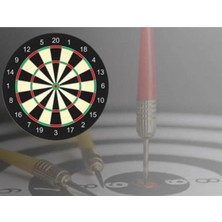 Empressco Çift Taraflı Hedef Vurma Dart Seti 28 cm 4 Adet Ok ile Eğlenceli Oyun Deneyimi