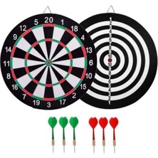 Empressco Büyük Boy Dart Seti 17'' 45CM Çift Taraflı Dart Hedef Tatası 6 Oklu DART17*45CM