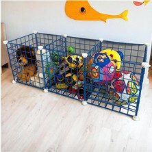 Ravéon Sepet Çok Bölmeli Tel Organizer Raf - 33 Cm, Oyuncak ve Kiler Düzeni