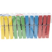 Ravéon Çamaşır Kurutmalık Renkli Plastik Çamaşır Mandalları - Çeşitli Boyutlarda ve Dayanıklı