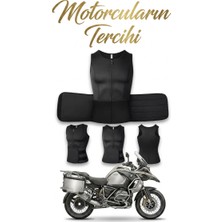 Markaflex Motosiklet Göğüs ve Bel Rüzgar ve Soğuk Korumalı Bel Korseli Soğuk Geçirmez Termal Motorcu Yelek