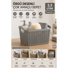 Ravéon Sepet Bpa'sız, Şık ve Dayanıklı Örgü Desenli Çok Amaçlı