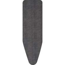 Ravéon Ütü Masası ve Aksesuarı 124X45CM Süngerli Denim Siyah Ütü Masası Kılıfı, Koruyucu ve Pratik