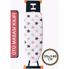 Ravéon Ütü Masası ve Aksesuarı 55X140CM Büyük Boy Keçeli Ütü Masası Kılıfı, Şık ve Kullanışlı