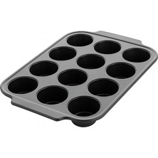 Greenpan Thermolon™ Yüzey 12’li Muffin Kabı | Pfas Içermeyen Yüzey | Karbon Çelik | 230°C Fırın Dayanımı |