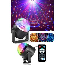 Empressco Disko Topu Kumandalı Sese Duyarlı LED Küre-Lazer Işıklı Çok Renkli Parti Işığı