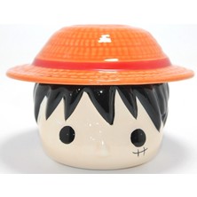 Drop Tedarik 3D Kapaklı One Piece Luffy Kupa Bardak ALK4514