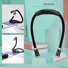 Ravéon Masa ve Gece Lambası USB Şarjlı Kitap Okuma ve Tamir Lambası, Boyun Askılı ve Pratik Kullanım