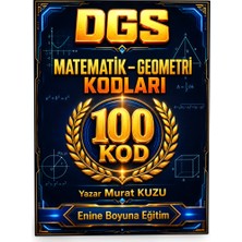 Enine Boyuna Eğitim Dgs Matematik – Geometri Kodları | 100 Kod