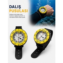 Ravéon Dalış Aksesuarı Dalış Pusulası, Güçlü ve Hassas Navigasyon Aracı