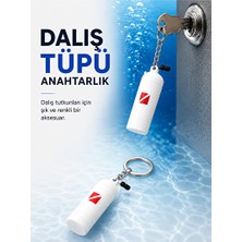 Ravéon Dalış Aksesuarı Dalış Tüpü Anahtarlık - Pratik ve Şık Tasarım