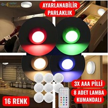 Ravéon Masa ve Gece Lambası Rgb Renkli Kumandalı Koridor ve Yatak Başlığı Lambası, Çok Renk Seçeneği