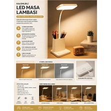 Ravéon Masa ve Gece Lambası 20 Led’li Kademeli Masa Okuma Lambası, Yüksek Performanslı Aydınlatma