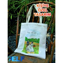 Ravéon Pazar Arabası & Çantası Kişiye Özel Baskılı Fotoğraflı Çanta - Özel Tasarım