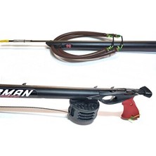 Ravéon Zıpkın & Zıpkın Aksesuarı 110CM Siyah Çift Lastikli Makarlı Zıpkın - Su Altı Balıkçılığı Için Güçlü V