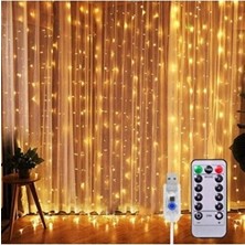 Ravéon Masa ve Gece Lambası Romantik Kına ve Düğün Dekoru Işıklı Peri Perde