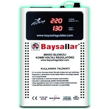 Ravéon Regülatör Kombi ve Elektrikli Aletler Için Mikro Işlemcili Voltaj Regülatörü