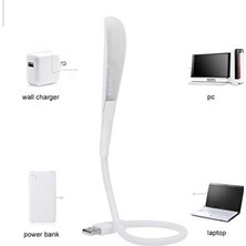 Ravéon Masa ve Gece Lambası Esnek USB Masa Lambası, 3 Seviyeli Dokunmatik ve Okuma Işığı, Taşınabilir