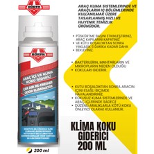 Börfh Klima Koku Giderici 200 Ml, Bakterilerin, Mantarların ve Mikropların Neden Olduğu Kokuları Giderir.
