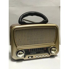 Ravéon Nostaljik Radyo Güneş Enerjili Nostaljik Müzik Çalar, Aux ve USB Bağlantısı ile Pratik Kull
