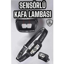 Astraltech Kafa Lambası Kamp Lambası Sensörlü Şarjlı Ayarlanabilir