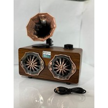 Ravéon Nostaljik Radyo Gramafon Görünümlü Nostajık Radyo ve Müzik Çalar