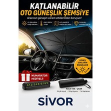 Ravéon Oto Güneşlik Perde Pratik Katlanabilir Güneşlik Şemsiyesi ile Güneş Koruma Çözümü