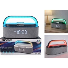 Ravéon Alarm Saatli Radyo Bluetooth ve Dijital Alarm Özellikli Şık Kablosuz Hoparlör