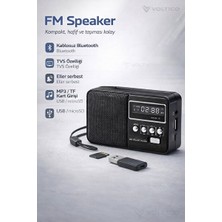 Ravéon Nostaljik Radyo Taşınabilir Mini Bluetooth Hoparlör - Güçlü Ses ve Dijital Ekran Özelliği