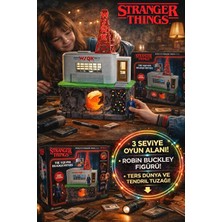Ravéon Karakter Figür Oyuncak Stranger Things Temalı 3 Katlı Radyo ve Figür Seti