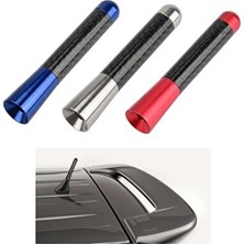 Ravéon Oto Anten 12CM Mavi Karbon Fiber Oto Antenisi, Güçlü ve Dayanıklı Tasarım