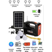 Ravéon Kamp Lambası Kamp ve Açık Havalarda Kullanıma Uygun Bluetooth Fener ve Radyo Seti