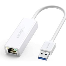Astraltech Ugreen USB 3.0 To RJ45 Gigabit Ethernet Dönüştürücü Adaptör Beyaz