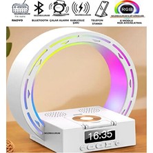 Ravéon Bilgisayar Hoparlörü Kablosuz Bluetooth Hoparlör ve Çok Fonksiyonlu Şarjlı Alarm Seti