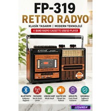 Ravéon Nostaljik Radyo Retro Tasarımlı Kaset ve Radyo Çalar ile Nostaljik Müzik Keyfi
