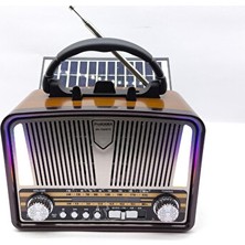 Ravéon Nostaljik Radyo , USB ve Sd Kart Girişli 3 Bantlı Şarjlı Tasarım